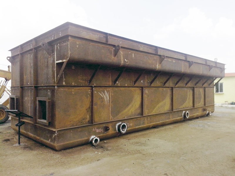 MSRL Saturator With Exterior Adhesive Coating Ready For Rubber Lining